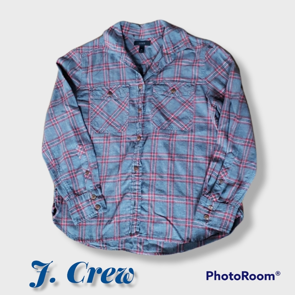 J. Crew plaid shirt